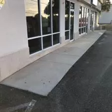 Commercial Pressure Washing at Tires Plus in Melbourne, FL 1